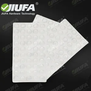 Kaki JIUFA Self Adhesive Pad Kebisingan Peredam Pintu Stopper Bumper Pelindung untuk Semua Mebel Dan Peralatan Listrik