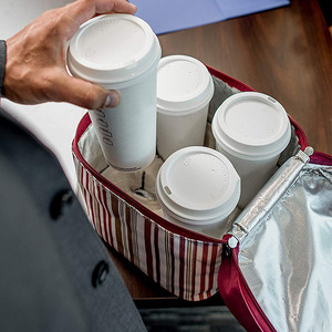 Bolsa Térmica Portátil Personalizada con Logotipo, Impermeable, de Aluminio, para Bebidas, Enfriador de Bebidas, Bolsa de Transporte para Café - Product Image 2