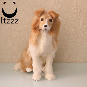 Muñeca de perro de tamaño Real, modelo de perro <span class=keywords><strong>pastor</strong></span> de simulación, decoración para niños, piezas de juguete de tamaño Real - Product Image 2