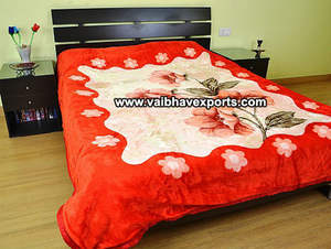 ผ้าห่มขนมิงค์ลาย100% ผ้าโพลีเอสเตอร์2ชั้นนุ่มพิเศษสำหรับฤดูหนาว - Product Image 3