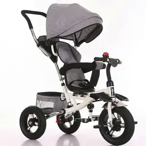 Kids 3 Wiel Kinderwagen Smart Trike Speelgoed Mankracht Pedaal 4 in 1 Kind Baby Driewieler Fiets Voor Kinderen Met Push handvat En Paraplu