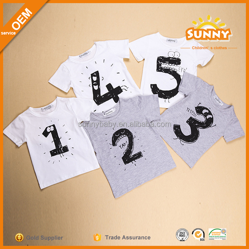 Оптовая Дешевые 0% Полиэстер Футболка Малышей Хлопка Майка