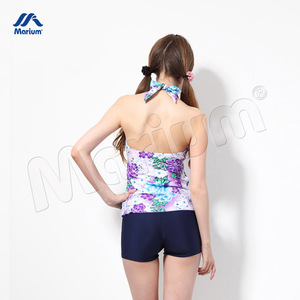 Fancy Own Your Design Beachwear Two Pieces Flower Swimsuit Pants Woman Swimwear - Product Image 6
