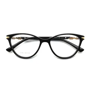 Top Selling Metal Frames Optical Eyeglasses Frames Custom Logo With Diamond Innovative Eyewear