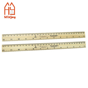 Atacado e Personalizado Régua De Madeira Ecológica Ferramenta De Medição Para A Escola, Escritório Em Massa 12 Polegada/30cm Régua De Ensino De Madeira Natural - Product Image 6