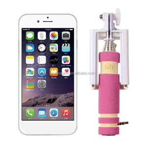 Sólo cable tome Mini portátil de viaje selfie monopie stick para samsung s5 / s4 / <span class=keywords><strong>s3</strong></span> - Product Image 4