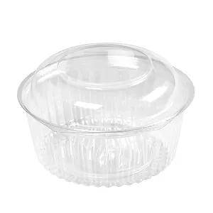 Fruit Container Plastic Biologisch Afbreekbaar Voedsel Containers 32Oz Plastic Slakom Met Deksel