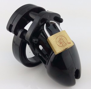 Dispositif de chasteté masculin en plastique noir <span class=keywords><strong>CB6000S</strong></span>, cage à pénis, bondage, jouet sexuel pour hommes - Product Image 1