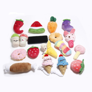 Yumuşak dolması sesli evcil hayvan oyuncağı meyve ucuz küçük oyuncak <span class=keywords><strong>pet</strong></span> - Product Image 2