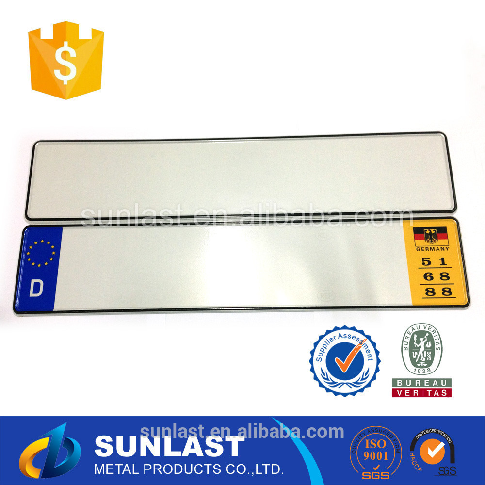 Sunlast пустой японский модный дизайн стандартный размер номерного знака OEM406