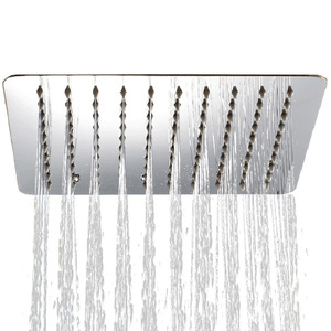 Di alta qualità in acciaio inox 304 12 "ultra sottile in acciaio inox a parete testa doccia montata - Product Image 1