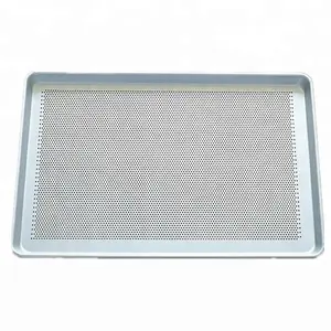 Baking Tray Perforated Baking Sheet Flat Tray Aluminum Baking Pans/bun baking tray/bread baking pan