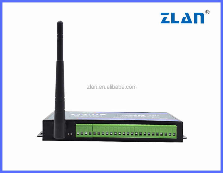 Zlan6844n 8 通道 wifi AI/DI/DO 远程 I/O 控制器 LAN Modbus TCP P2P 数据收集器模块 ...