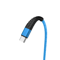 Câbles de charge rapide USB C 3A de type TPE sans nœuds personnalisables de 0,5 m, 1 m, 2 m pour iPhone et téléphone portable Android