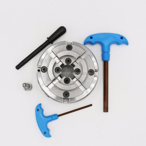4 Mordazas egocentrista 5 "plato de torno para trabajar la madera máquina de desplazamiento - Product Image 2