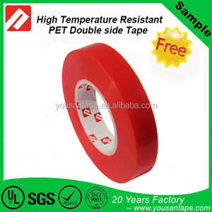 Transparente PET Cinta de Doble cara con <span class=keywords><strong>Rojo</strong></span> Película de protección De la Cubierta LCD de Pantalla Táctil del teléfono Móvil - Product Image 1