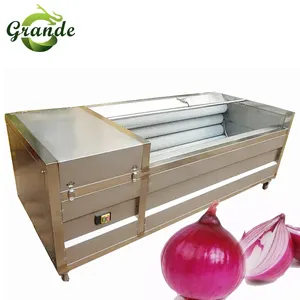 Stainless Steel Onion Skin Remove Peeling Machine/Onion Peeling Cleaning Machine