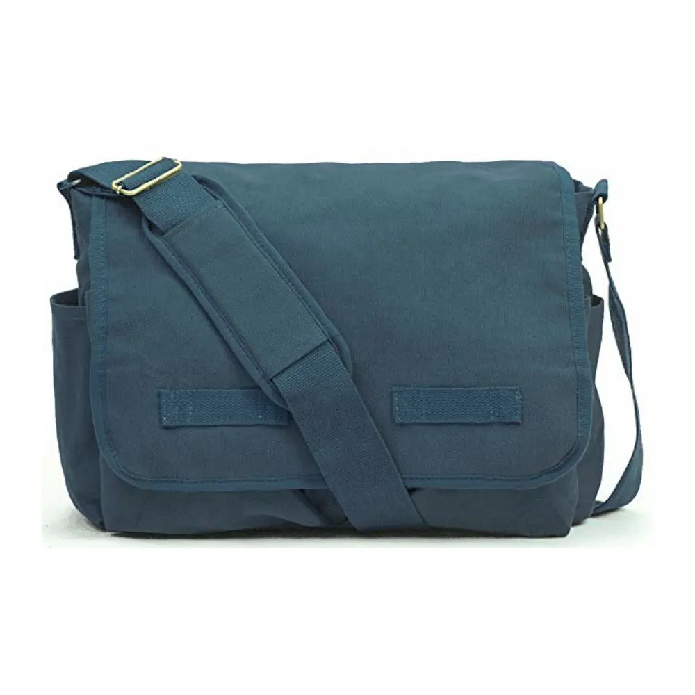 Unisex Casual High Quality Canvas Satchel Messenger Bag Vintage Canvas Shoulder Bag for Men Women
