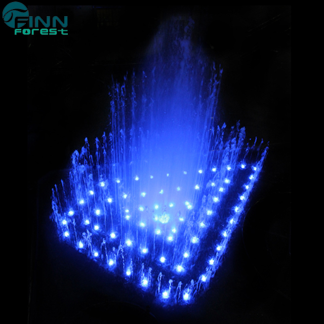 Usine métal hall parc d'eau musique led aquatique fontaine