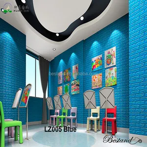 DIY Self Adhesive 3D Brick Wall Stickers Living Room Decor Foam Waterproof Wall Covering Wallpaper For TV Background Kids Room