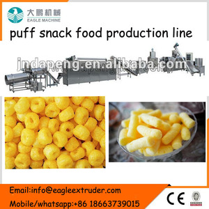 Ekstruder mısır çubukları üretimi mısır patlağı aperatif yemek yapma makinesi - Product Image 6