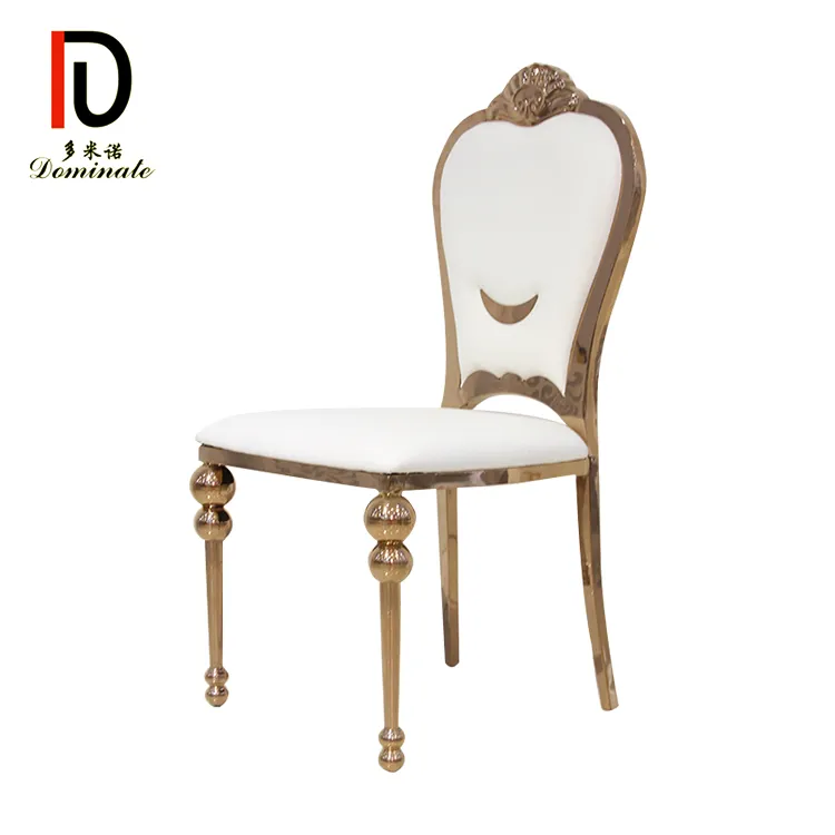 El último diseño de oro Acero inoxidable moderno comedor silla, oro Acero inoxidable silla MARCO