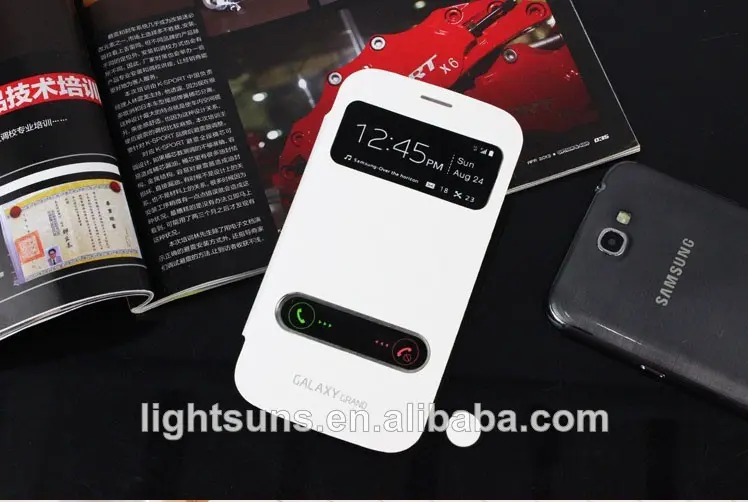 Popular caixa do telefone móvel para samsung galaxy grand, caso de telefone celular, atacado smart phone case