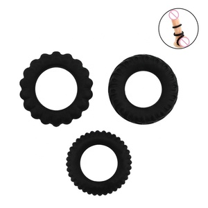 Volwassen Mannen Vertraging Ejaculatie Rubber Big Size Man Cock Ring - Product Image 4