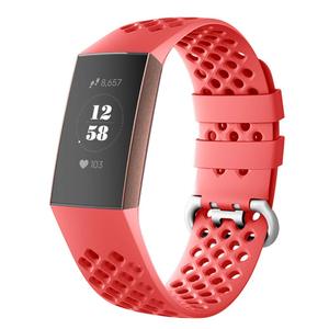 Tschick Dây Đeo Cho <span class=keywords><strong>Fitbit</strong></span> <span class=keywords><strong>Charge</strong></span> <span class=keywords><strong>3</strong></span>/<span class=keywords><strong>Charge</strong></span> <span class=keywords><strong>3</strong></span> SE, Dây Đeo Thay Thế Silicon Có Khóa Kim Loại Dây Đeo Cổ Tay Nam Nữ Lớn Nhỏ - Product Image 3