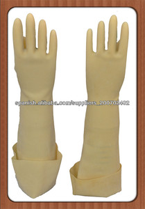 El calor de algodón forrado guantes de látex para <span class=keywords><strong>la</strong></span> limpieza del hogar/<span class=keywords><strong>manga</strong></span> larga de invierno cálido guantes de algodón - Product Image 1