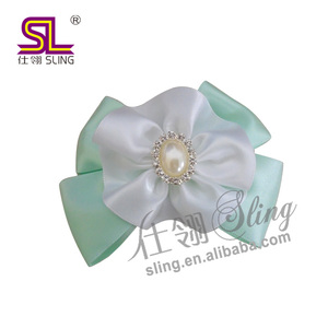 مشابك شعر كبيرة للنساء شريط تجميل كوري قوس زهور ورد مع مشابك شعر - Product Image 5