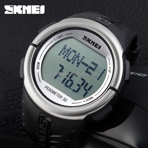 Plata deportes de la aptitud ejercicio pulso Monitor de frecuencia cardiaca <span class=keywords><strong>reloj</strong></span> contador de calorías - Product Image 2