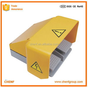 थोक 2NO + 2NC पेडल डबल धातु औद्योगिक पैर स्विच निविड़ अंधकार बिजली डबल पैर स्विच - Product Image 4