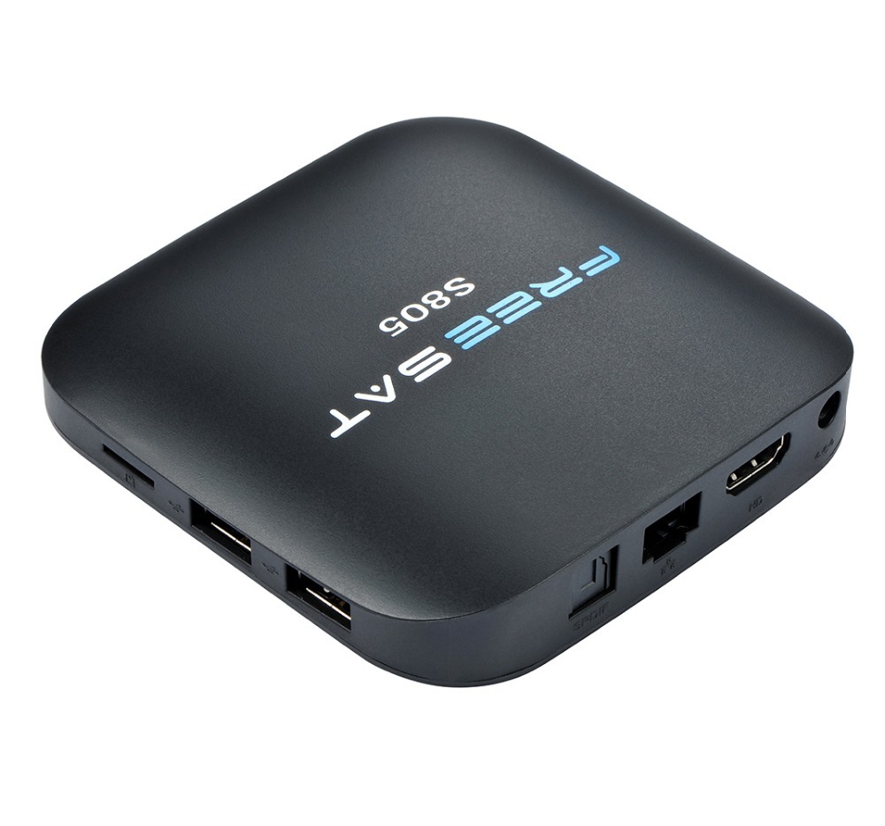 SÁB LIBRE S805 Quad Cable Android 4.4.2 1080 P Caja de la TV XBMC KODI WiFi 2G + 8G Inteligente Reproductor de medios