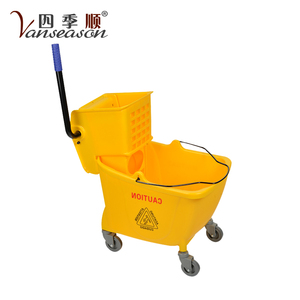 Plástico durable carro escurridor cubo con ruedas - Product Image 2