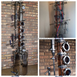 50L/100 camada modular pequeño acero inoxidable/alambiques de cobre/ron vodka gin alcohol destilería para la venta - Product Image 2