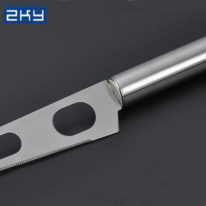 cuchillo de queso con horquilla Consejo serrated cocina herramientas de corte de acero inoxidable mantequilla queso pizza - Product Image 4
