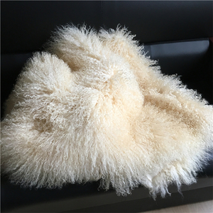 Lông Xoăn Da Cừu Tây Tạng Len Ném Fluffy Bed Ném - Product Image 6