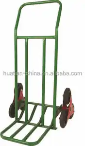 Складная Алюминиевая ручная тележка HT0101, 6-колесный ручная тележка для скалолазания лестницы