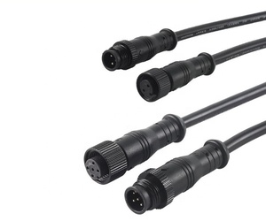 M12 PVC IP68 Nối Chống Thấm Nước Nam Nữ Pur Cáp 3 4 5 8 Cực Không Thấm Nước Mở Rộng Cáp - Product Image 2