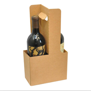 Embalaje <span class=keywords><strong>de</strong></span> <span class=keywords><strong>vino</strong></span> corrugado con logotipo personalizado, caja <span class=keywords><strong>de</strong></span> papel <span class=keywords><strong>para</strong></span> <span class=keywords><strong>botellas</strong></span> dobles - Product Image 5