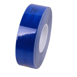 5cm x 45.7m vật liệu phản chiếu màu vàng đỏ trắng PVC ECE 104 r 00 001 Micro lăng kính 3m Băng phản chiếu cho các loại xe tải an toàn - Product Image 2