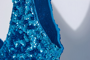 Le donne Profondo Scollo A V Con Paillettes Glitter Aderente Elastico <span class=keywords><strong>Mini</strong></span> Vestito Da Partito Night Club DJ Vestiti Senza Maniche Vestito Dal Carro Armato - Product Image 4