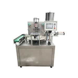 Machine de scellage de remplissage de capsules de café K Cup rotative automatique/Machine de scellage de petites tasses