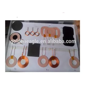 Cargador inalámbrico Universal Qi bobina de inducción de carga inalámbrica