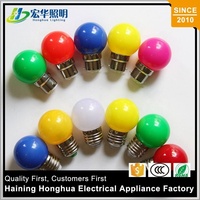 G45 e27 dépoli forme sphérique coloré Edison décoration de vacances LED ampoule