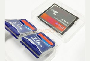 Đa chức năng 5 in1 <span class=keywords><strong>PP</strong></span> <span class=keywords><strong>Memory</strong></span> <span class=keywords><strong>card</strong></span> <span class=keywords><strong>Case</strong></span> cho 4 cái SD <span class=keywords><strong>Card</strong></span> 1 cái Thẻ CF - Product Image 2