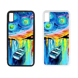 Hot Selling High Quality 2D Sublimation TPU PC Silicone Rubber Mobile Phone For Apple iPhone 15 Case 2024