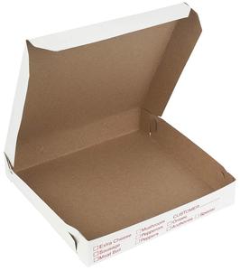 OEM ODM <strong>4</strong> 7&quot; 9 11 13 15 18 Inch <strong>Rectangular</strong> Bulk Cheap Lock Corner Clay Coated Pizza <strong>Box</strong> - Product Image 3