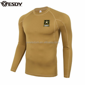 ESDY da <span class=keywords><strong>uomo</strong></span> a maniche lunghe collant tattico da <span class=keywords><strong>uomo</strong></span> camicia intima sportiva <span class=keywords><strong>termica</strong></span>